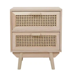 Nachtkommode mit Wiener Geflecht - Oncinasa