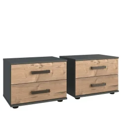 Nachtkommode mit zwei Schubladen in Tanne NB - Ardila I