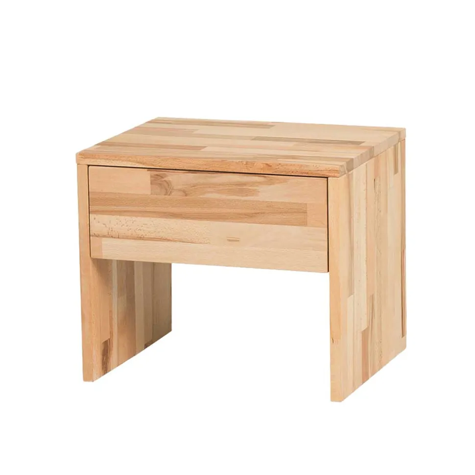 Nachtkonsole Brains aus Kernbuche Massivholz