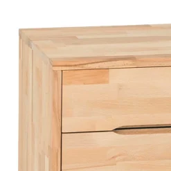 Nachtkonsole mit 2 Schubladen Bejaro aus massiver Kernbuche