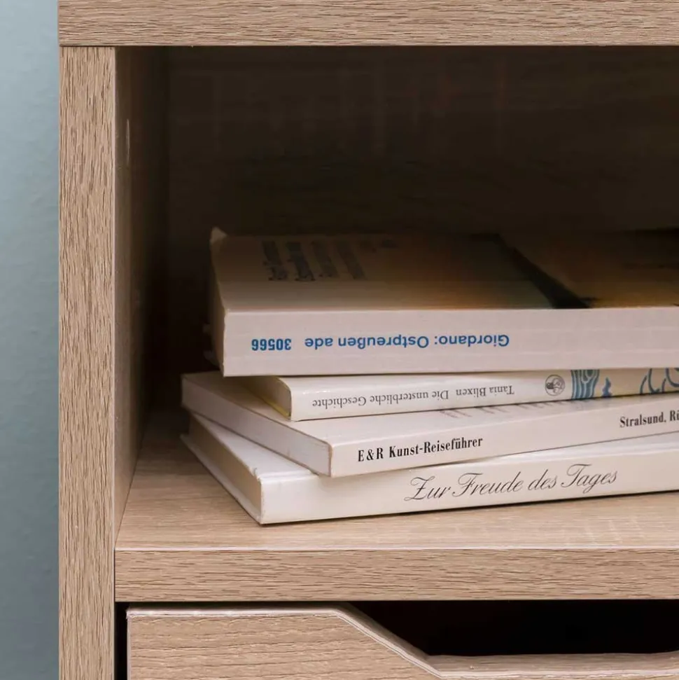 Nachtkonsole mit Fach und Schublade - Mavricara