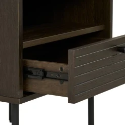 Nachtkonsole mit Fach und Schublade - Wega