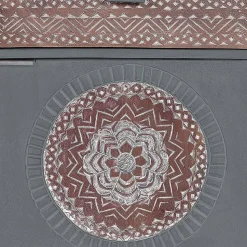 Nachtschrank - dekorativ mit Mandala - Mesusco