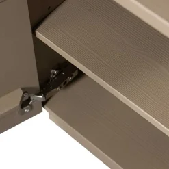 Nachtschrank aus Kiefer in Schlammfarben - Ophra