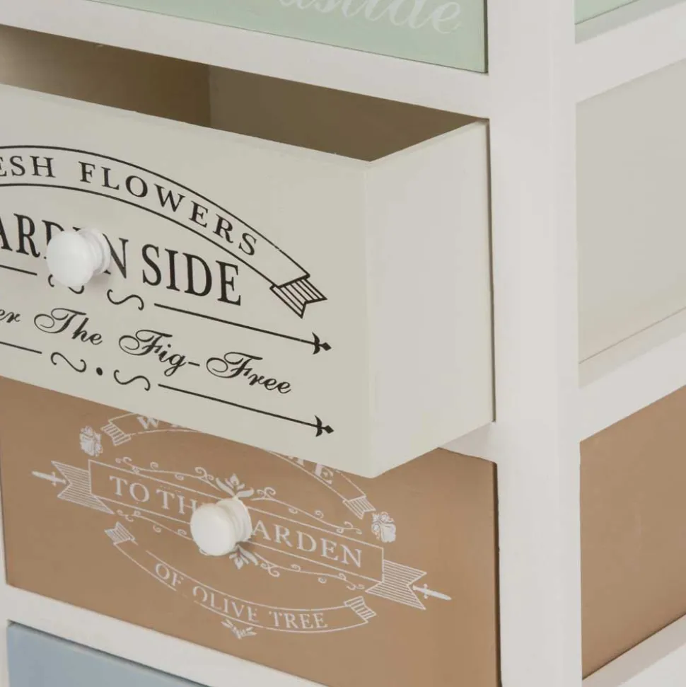 Nachtschrank Face in Bunt