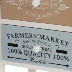 Nachtschrank Face in Bunt