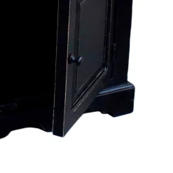 Nachtschränkchen Sentiments in Schwarz