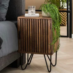 Nachtschränke aus Mangoholz - Baina (2er Set)