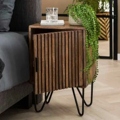 Nachtschränke aus Mangoholz - Baina (2er Set)