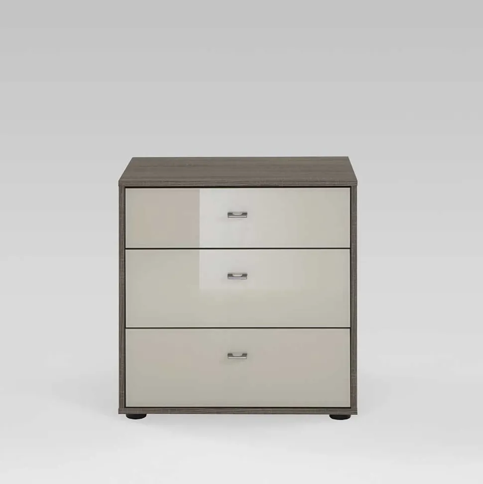 Nachttisch Kommode Cartesna in Creme