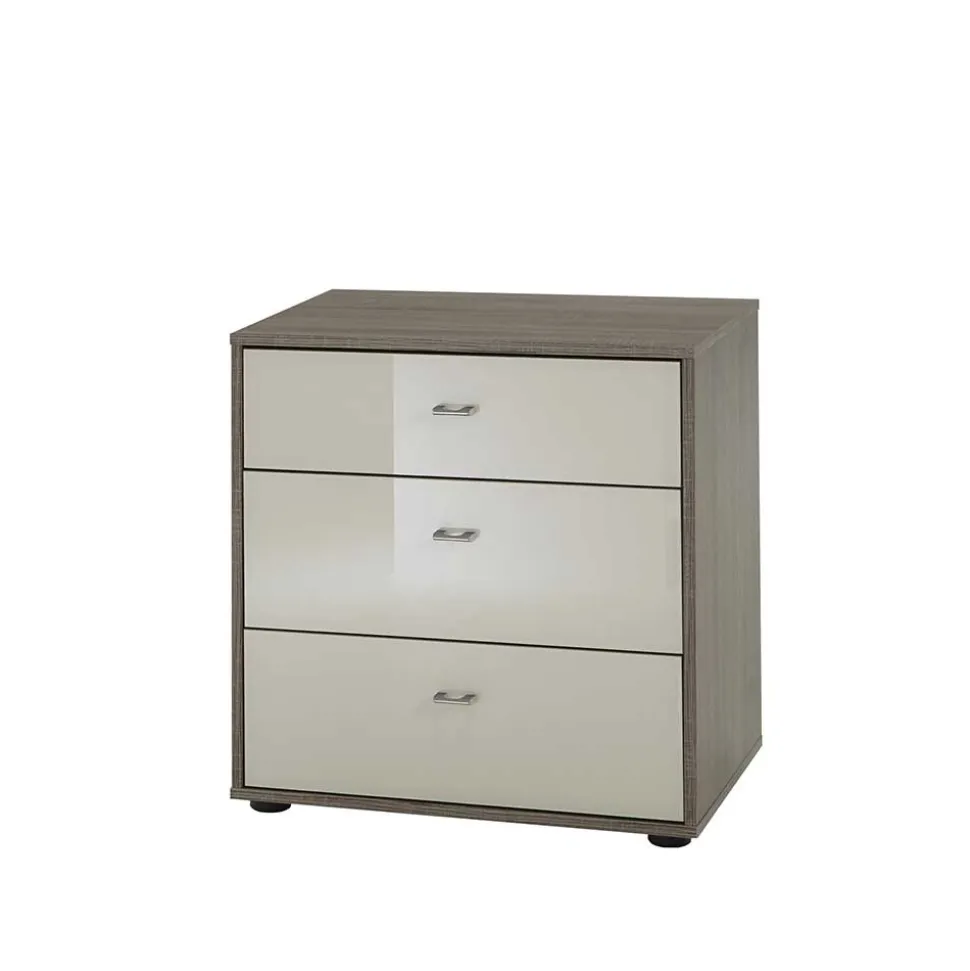 Nachttisch Kommode Cartesna in Creme