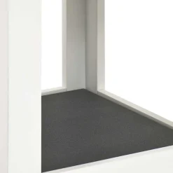 Nachttisch Kommode Mercadeo in Weiß Grau