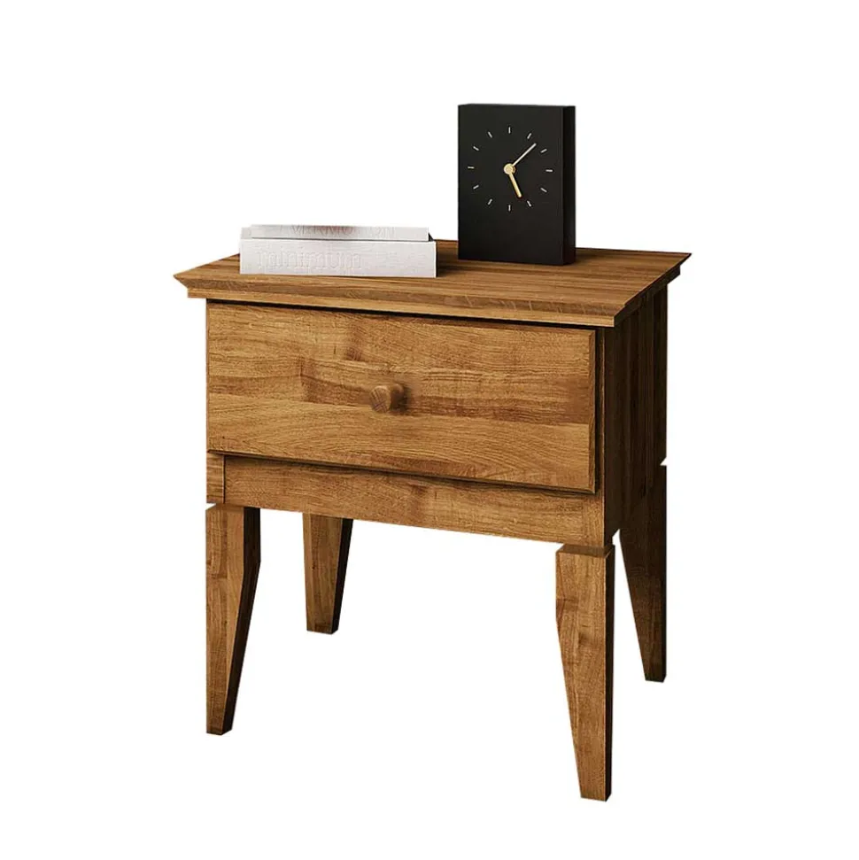 Nachttisch Masdamos aus Wildeiche massiv geölt