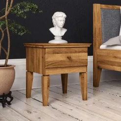 Nachttisch Masdamos aus Wildeiche massiv geölt