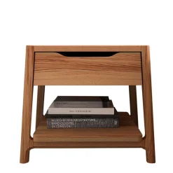 Nachttisch mit Schublade und Ablage - Lana