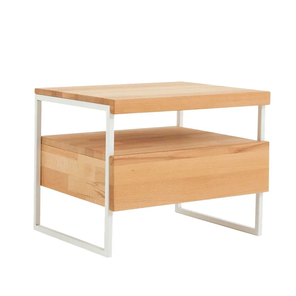 Nachttisch Regine mit Schublade 40cm hoch