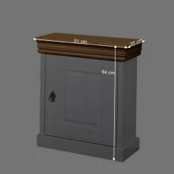 Nachttisch Sicilianu mit Tür