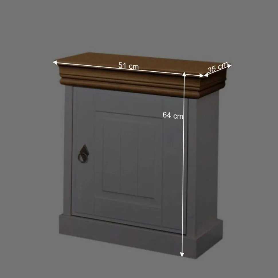 Nachttisch Sicilianu mit Tür