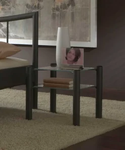 Nachttisch Virginia in Dunkelgrau