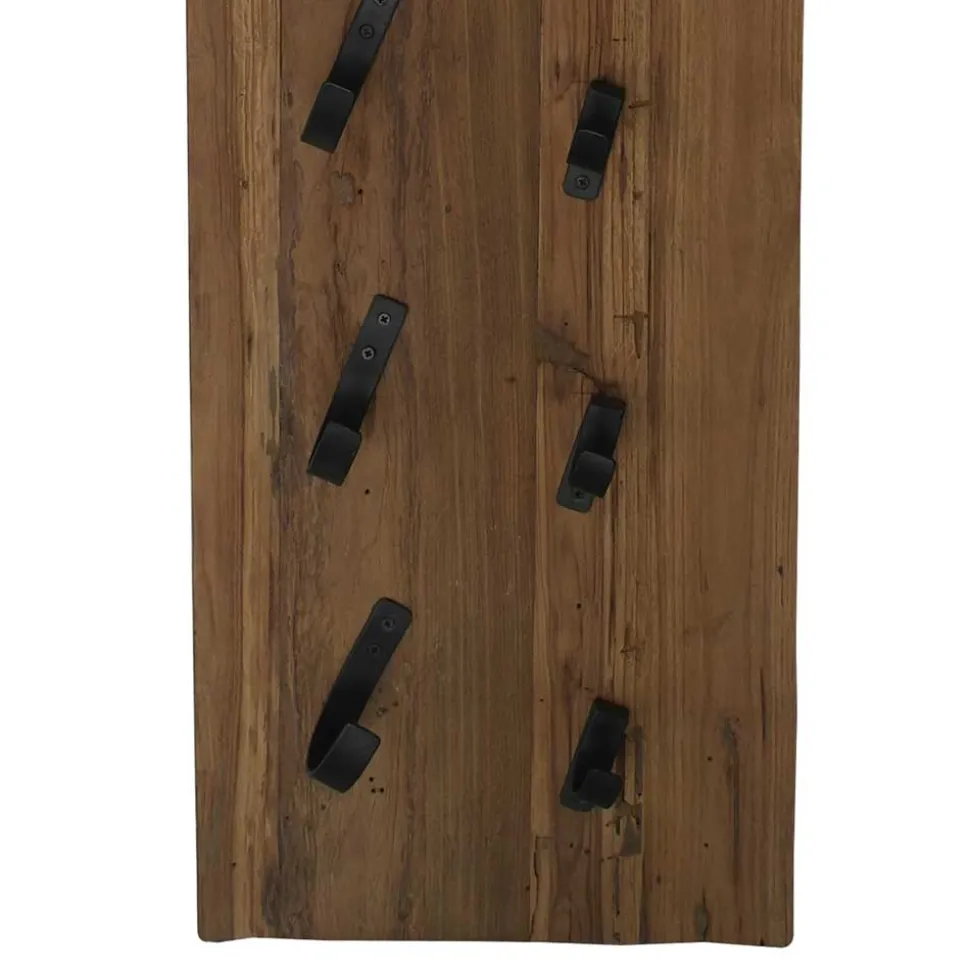 Naturbelassenes Weinregal mit 16 Halterungen - Teako