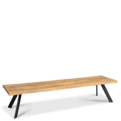 Naturkanten Essbank aus Wildeiche - Piton