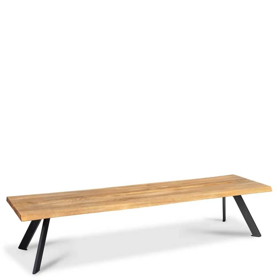 Naturkanten Essbank aus Wildeiche - Piton