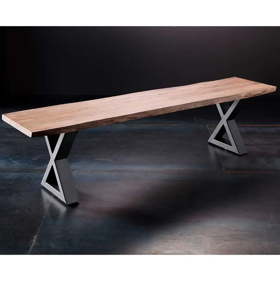 Naturkanten Esszimmerbank Akazie Natur - Coriba