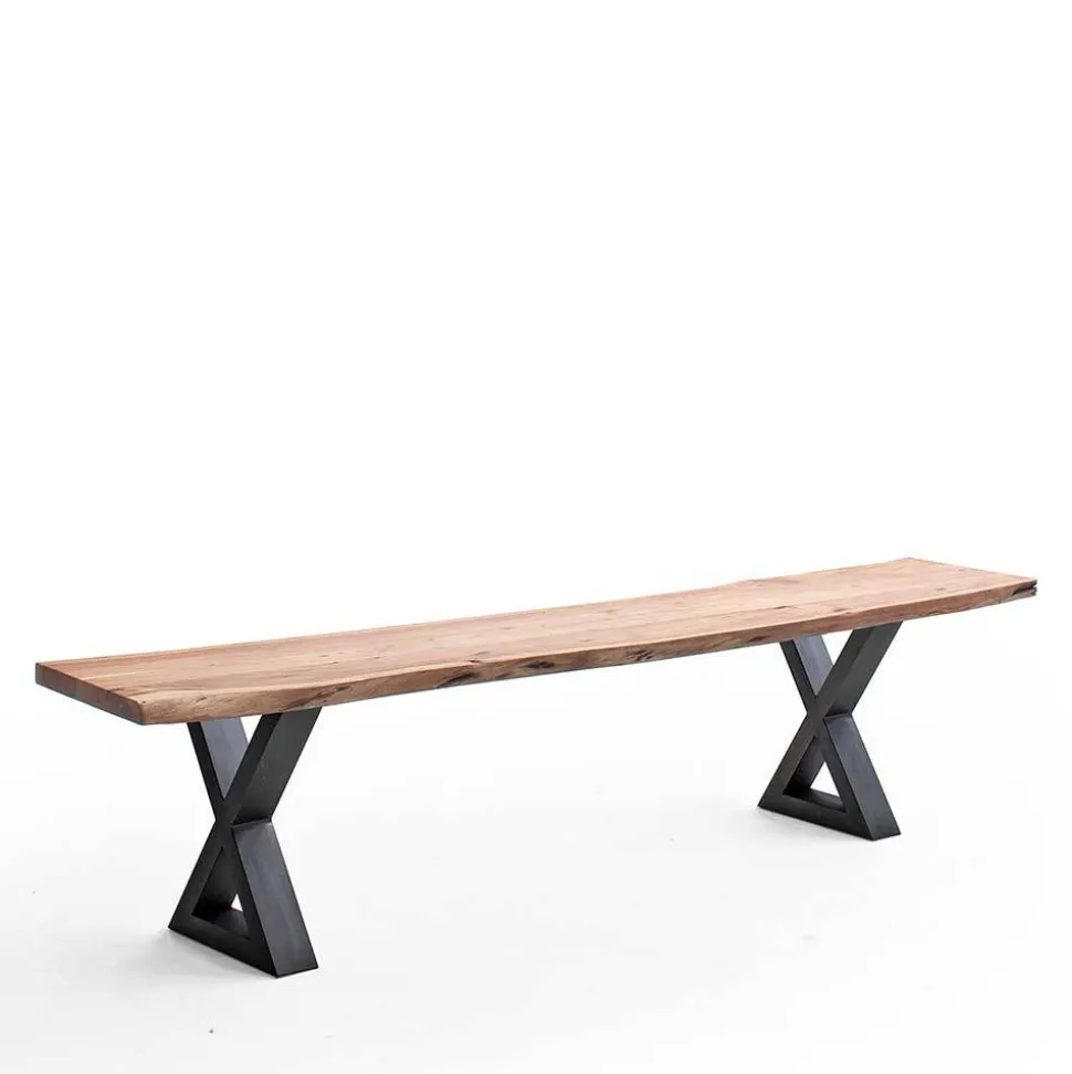 Naturkanten Esszimmerbank Akazie Natur - Coriba