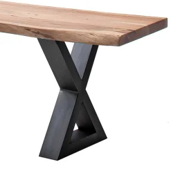 Naturkanten Esszimmerbank Akazie Natur - Coriba