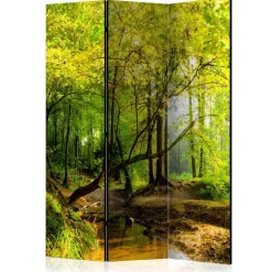 Naturmotiv Paravent Bachlauf im Wald - Badija