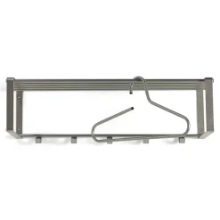 Nickelfarbene Hängegarderobe aus Stahl - Mazurra