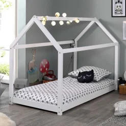 Niedriges Kinderbett im Hausdesign - Racing