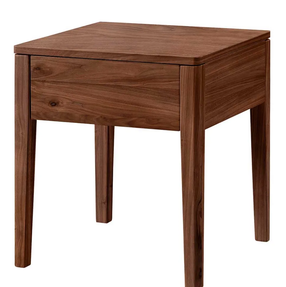 Nussbaum Bett mit extravagantem Kopfteil - Astosa