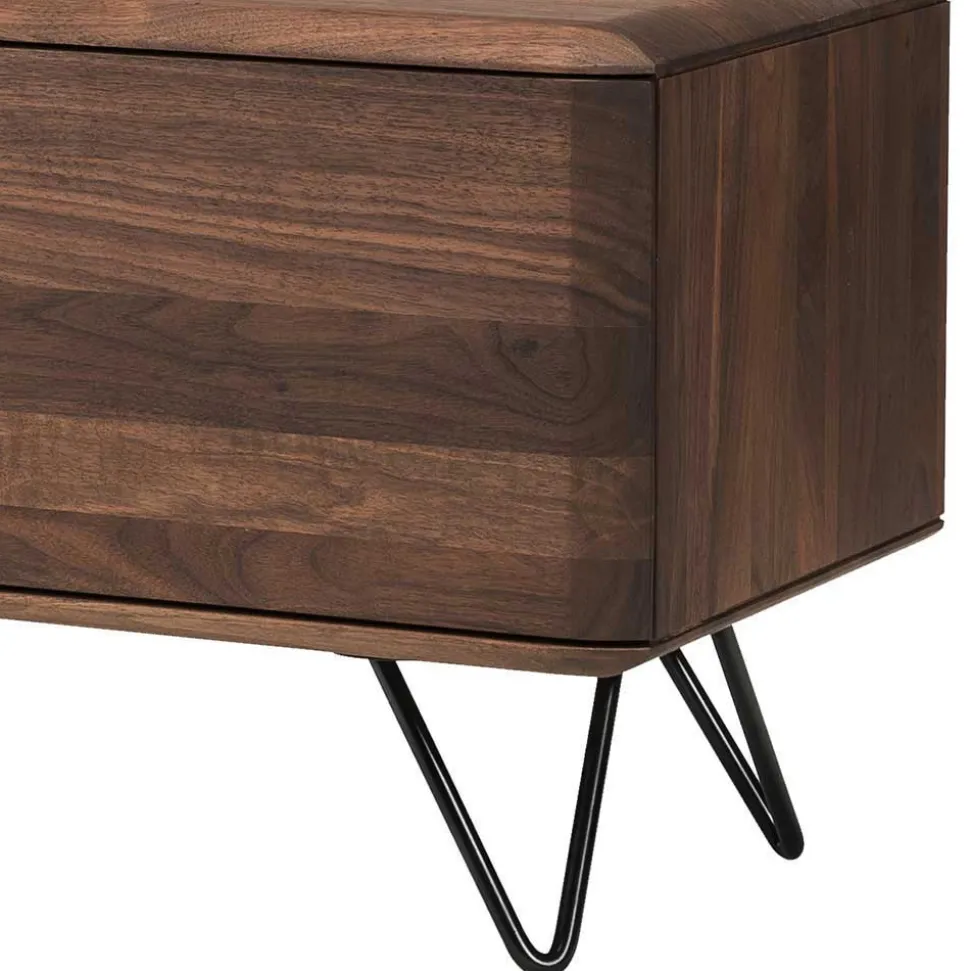 Nussbaum TV Schrank mit Metallbeinen - Rivossa