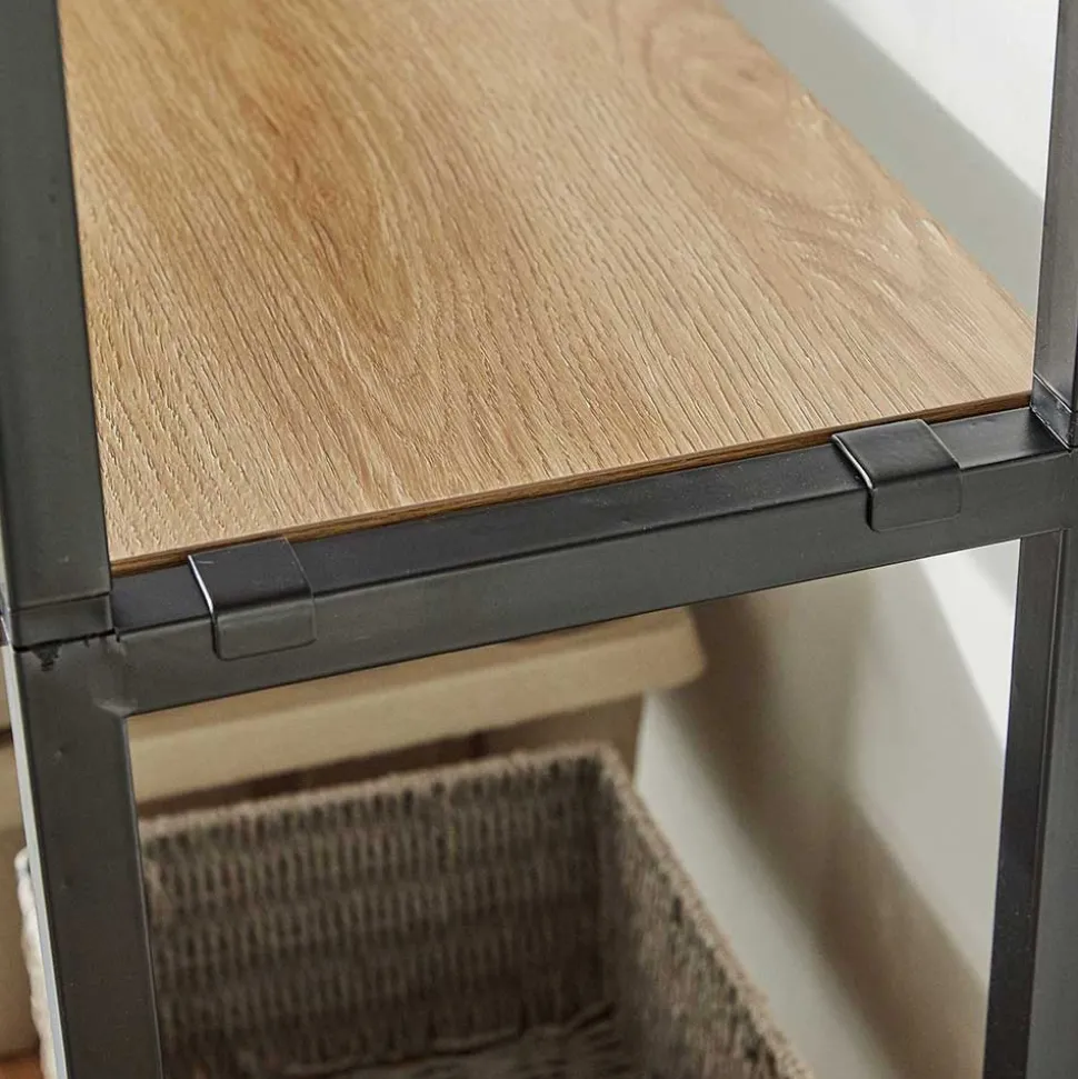 Offenes Garderobenregal mit Kleiderstange - Pepper