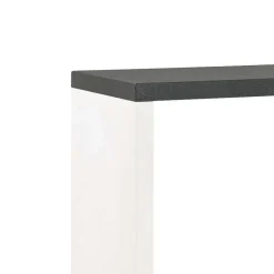 Offenes Regal Clarence in Weiß Grau