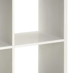 Offenes Regal Clarence in Weiß Grau