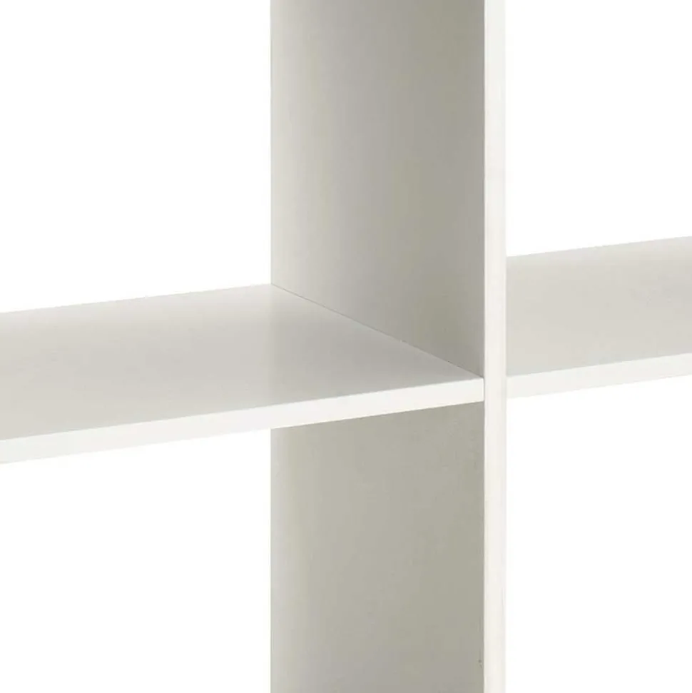 Offenes Regal Clarence in Weiß Grau
