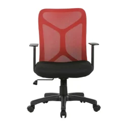 Office Drehstuhl in Rot und Schwarz - Fancys