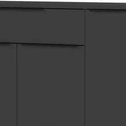 Office Einrichtung in Dunkelgrau - Tila (vierteilig)