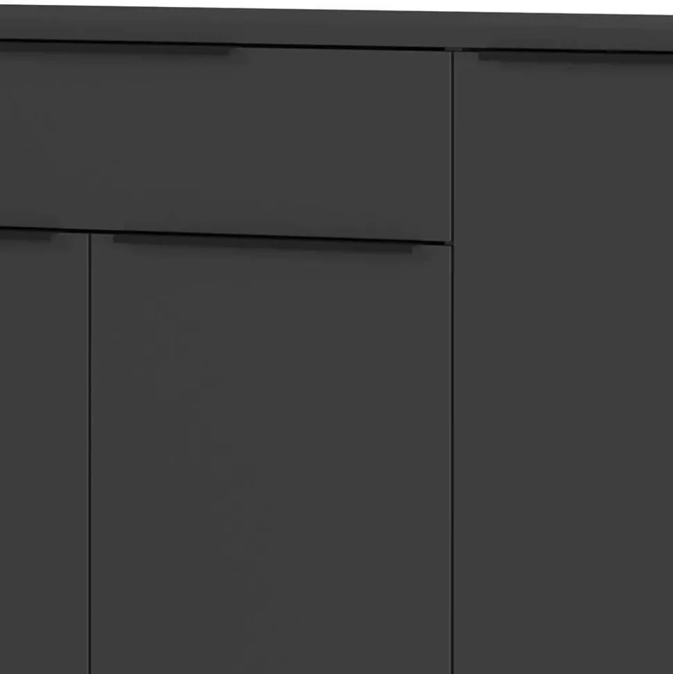 Office Einrichtung in Dunkelgrau - Tila (vierteilig)