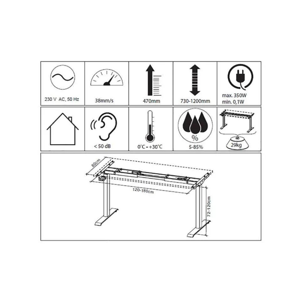 Office Einrichtung in Dunkelgrau - Tila (vierteilig)