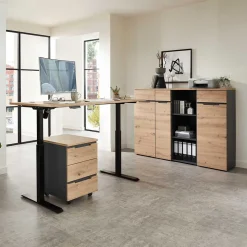 Office Einrichtung Möbelset - Kuetra (fünfteilig)