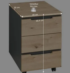 Office Einrichtung Möbelset - Kuetra (fünfteilig)