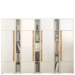 Office Schrank- und Regalwand Set - Nonessia (siebenteilig)
