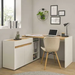 Office Schreibtisch & Regal & Kommode - Nonessia (dreiteilig)