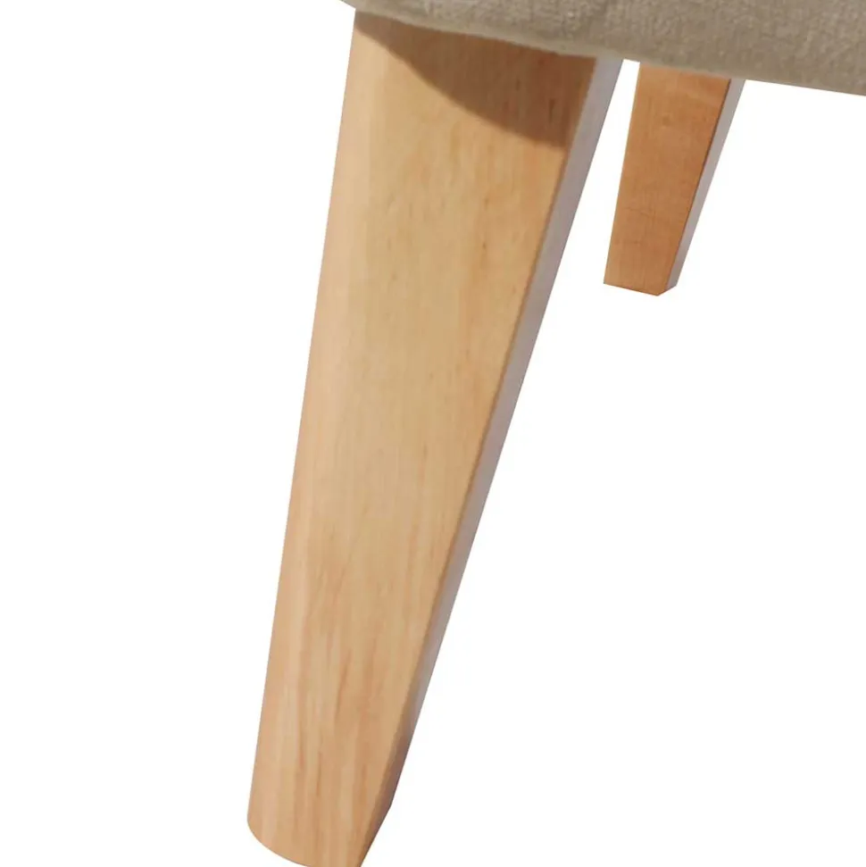 Ohrenbackensessel in Beige - Blacer