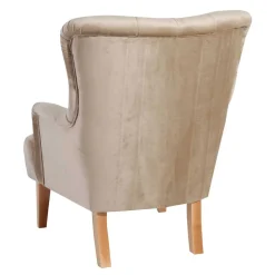 Ohrenbackensessel in Beige - Blacer