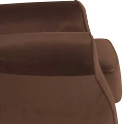 Ohrenbackensessel in Braun und Buche Natur - Revelinda