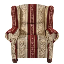 Ohrensessel mit Streifen und Ornamenten - Basento